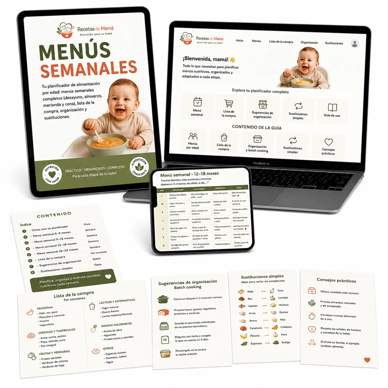 Bono 5 - Menús Semanales | Recetas de Mamá